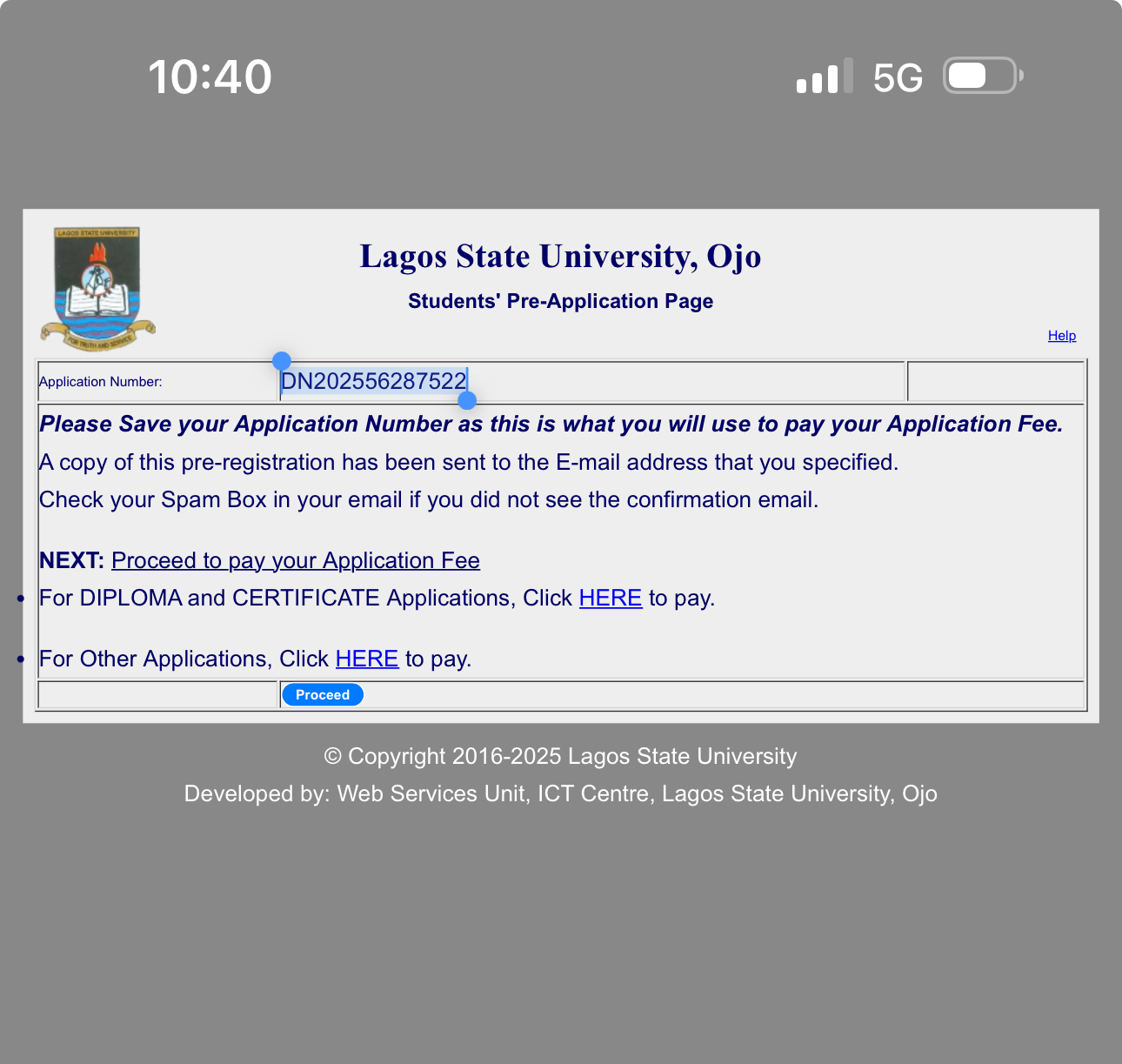 JUST IN: LAGOS STATE UNIVERSITY, [LASU] OJO RELEASES DIPLOMA ADMISSION ...